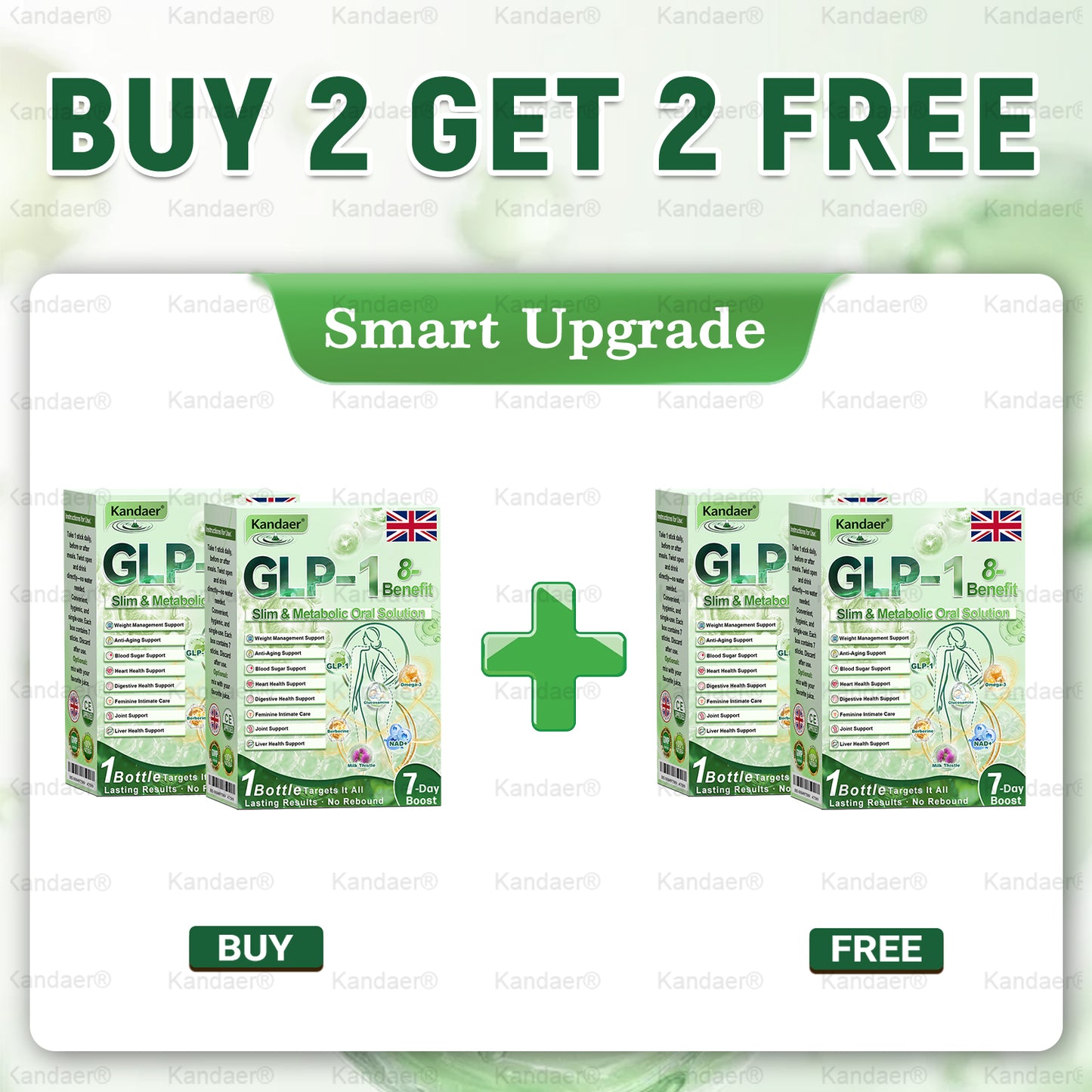 𝐊𝗮𝗻𝐝𝒂𝒆𝒓®Only 5 boxes left! We're offering you an additional 30% discount! Get yourself in shape and healthy. Miss out now, and you won't have another chance until next year.