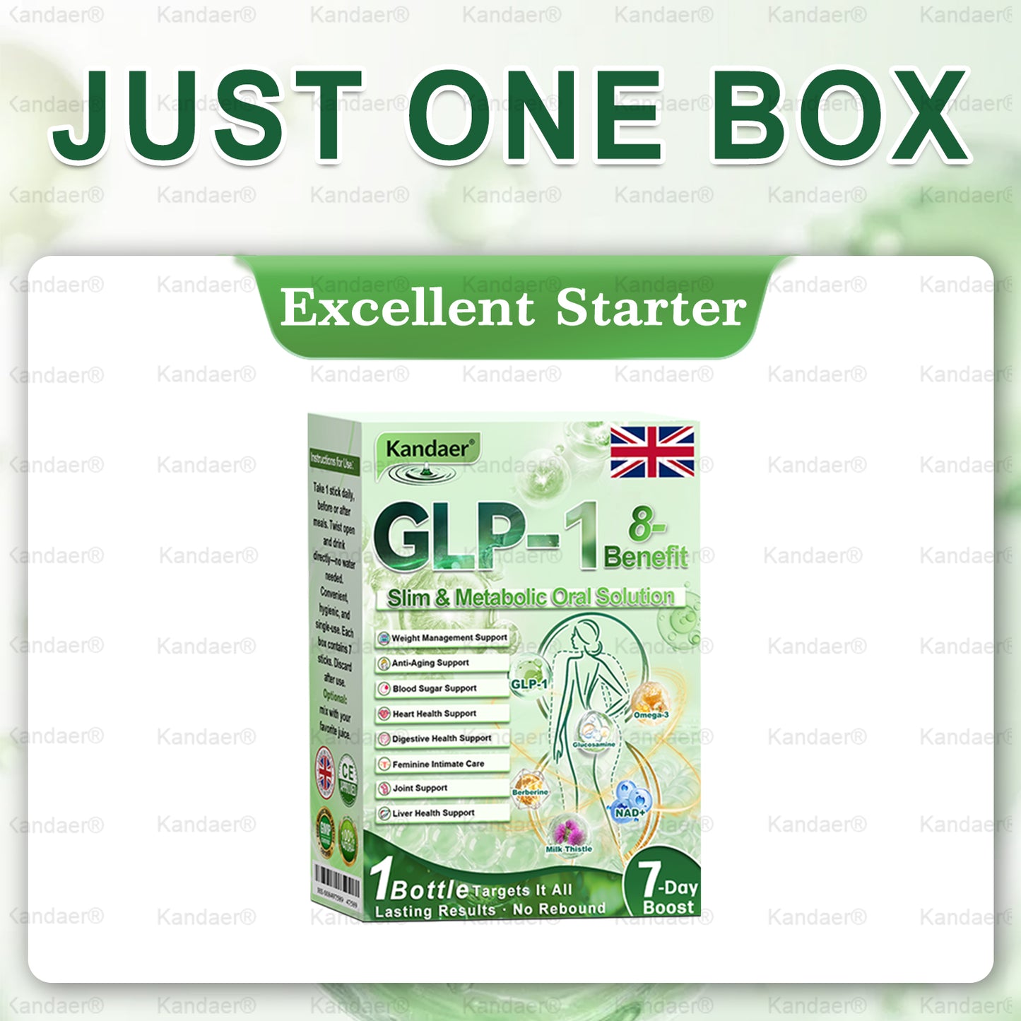 𝐊𝗮𝗻𝐝𝒂𝒆𝒓®Only 5 boxes left! We're offering you an additional 30% discount! Get yourself in shape and healthy. Miss out now, and you won't have another chance until next year.