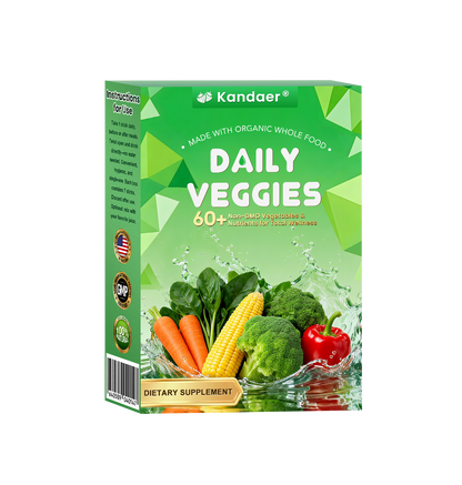 𝐊𝗮𝗻𝐝𝒂𝒆𝒓® 60+ Non-GMO Vegetables Oral Solution, made with organic whole-food superveggies for total wellness.